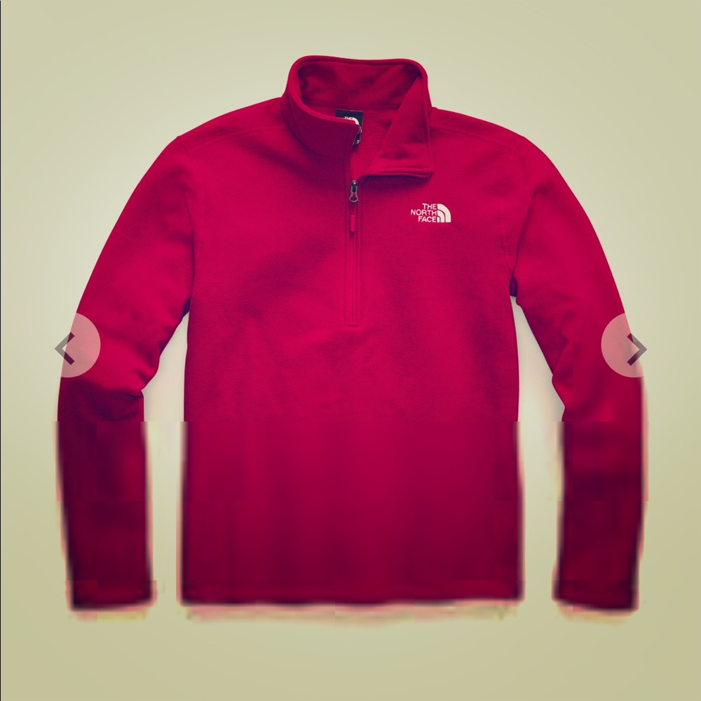 Men’s Red North Face Fleece